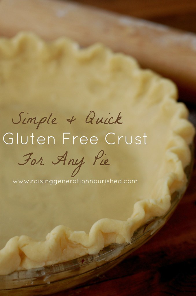 Simple & Quick Gluten Free Crust For Any Pie