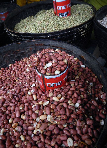 Nuts for sale at the market in Inle Lake, Myanmar