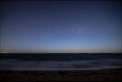 Milky Way setting below the horizon at Point Peron Beach - Rockingham, Western Australia