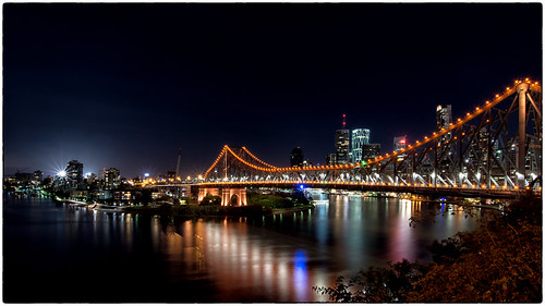 city light building landscape australia brisbane queensland nightview storybridge nikonafsnikkor1835mmf3545ged nikond610