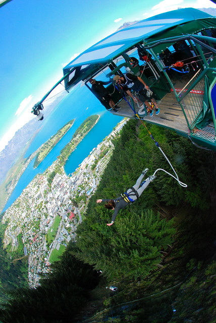 The Ledge Bungee in Queenstown, NZ