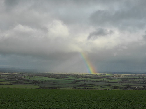 Rainbow down in the vale