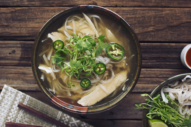 Chicken Pho (Vietnamese Noodle Soup)