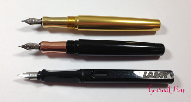 Review: @KarasKustoms Ink Fountain Pen - Black/Copper & Gold/Brass