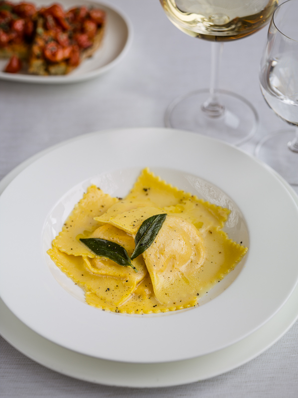 Ravioli with butternut squash, marjoram, sage and butter2