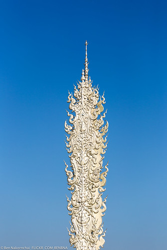 blue sky sculpture white art canon landscape thailand temple himmel l 70200 f4 1740 6d changwatchiangrai benbna tambonpaodonchai