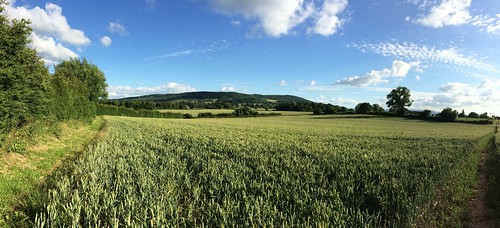 herefordshire panorama countryside field wheat iphone skies