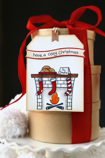by the fire...25 days of Christmas tags guest post