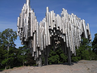 Monumento a Sibelius, en Helsinki.