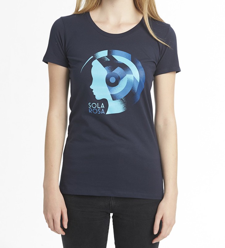 Woman's Magnetics T-shirt (navy)