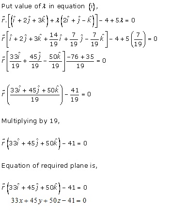 RD Sharma Class 12 Solutions Chapter 29 The Plane 29.7 Q12-i
