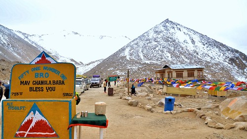 india mountain cold landscape religious wind cloudy altitude religion pass windy buddhism kashmir leh himalayas himalayan ladakh tibetanprayerflags jammukashmir changla borderroadsorganisation highpasses pangonglakeroad