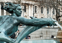 Fountain Figure - Trafalgar Square (Fuji X30)