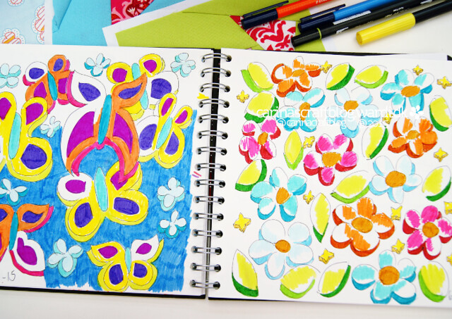 Colour play in my sketchbook