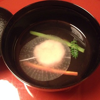 Daigo - soup with lotus root cake