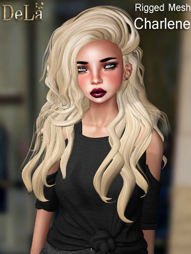 =DeLa*= New rigged mesh hair "Charlene"