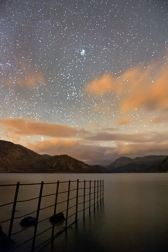 lake night stars star pillar lakedistrict starry pleiades ennerdale ennerdalewater bownessknott
