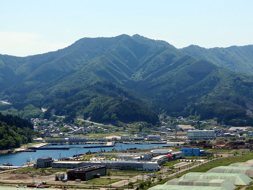 View across Kamaishi Bay