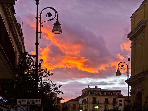 italien sunset sky italy travelling clouds reisen sonnenuntergang corsoitalia himmel wolken sorrent olympuse5 schreibtnix