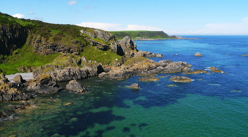 sea cliff coast scotland aberdeenshire findlater