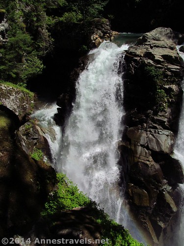 One side of Nooksack Falls, Mt. Baker National Forest, Washington