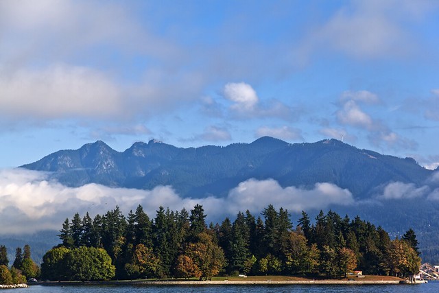 North Shore Mountains as seen from Vancouver Harbour