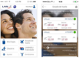 LAN App teléfonos moviles portada (LATAM Airlines)