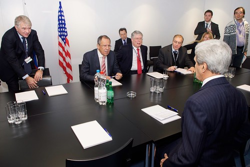 Secretary Kerry Meets With Russian Foreign Minister During OSCE Ministerial Council Meeting in Switzerland