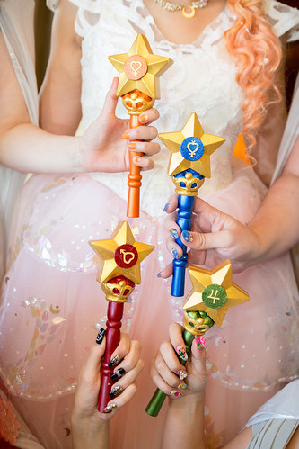 Michelle & Will's Moonlight Wedding: Sailor Moon inspired