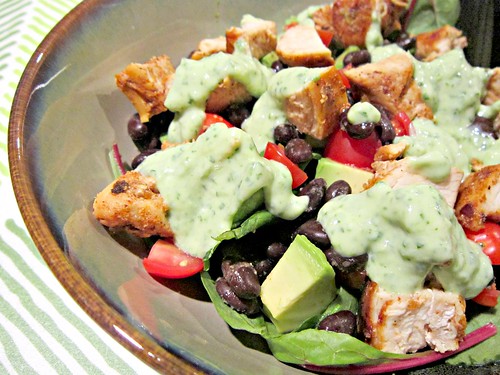 Grilled Chicken Taco Salads with Spicy Cilantro Lime Dressing 3