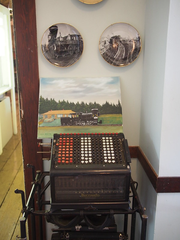 Old Railroad Memorabilia: I paid a visit to this museum, which is at the southernmost end of the Yelm–Tenino Trail.

The curator said that not many cyclists stop here, as they're probably too focused on their riding to check it out.