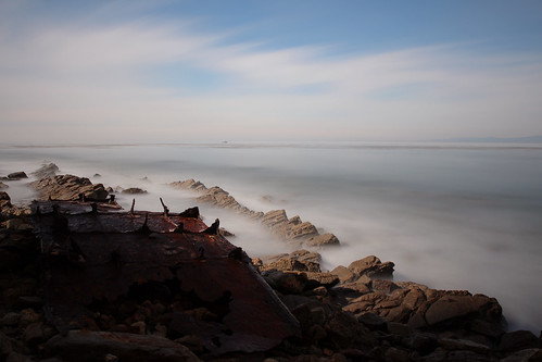 ocean california longexposure beach canon rocks decay shipwreck haida palosverdes t4i 10stop nuetraldensity