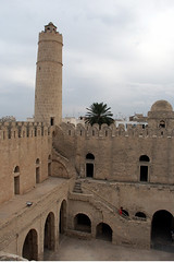Ribat tower and courtyard