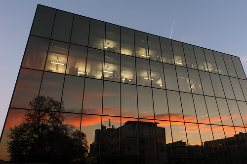 sunset switzerland office tramonto ufficio wallisellen
