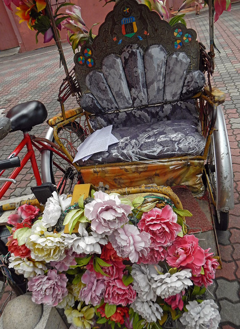 Decorated Rickshaw in Melaka, Malaysia
