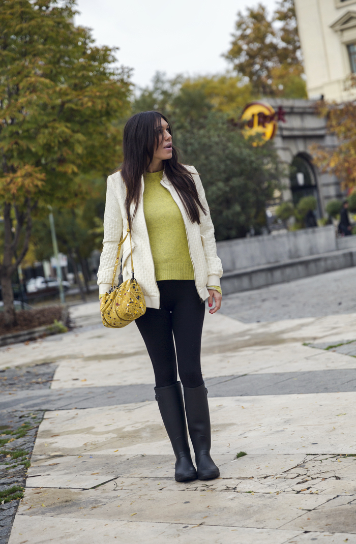 street style barbara crespo zadig and voltaire outfit autumn yellow fashion blogger blog de moda