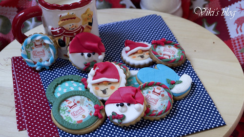Christmas hunney cookies