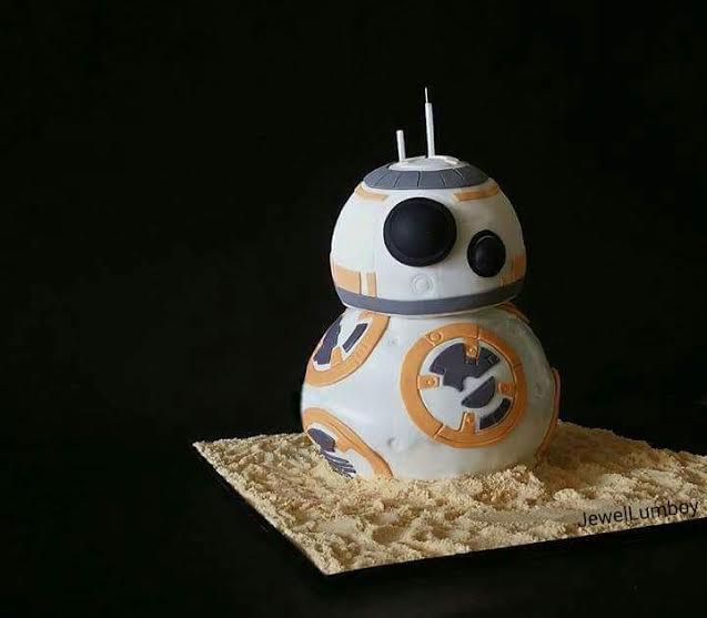 Star Wars BB-8 Cake by Jewel Lumboy Cake Design