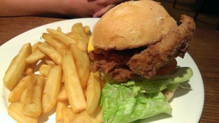 Chicken Burger at Cornish Arms