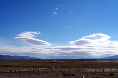 Lenticular Clouds on the Extraterrestrial Highway
