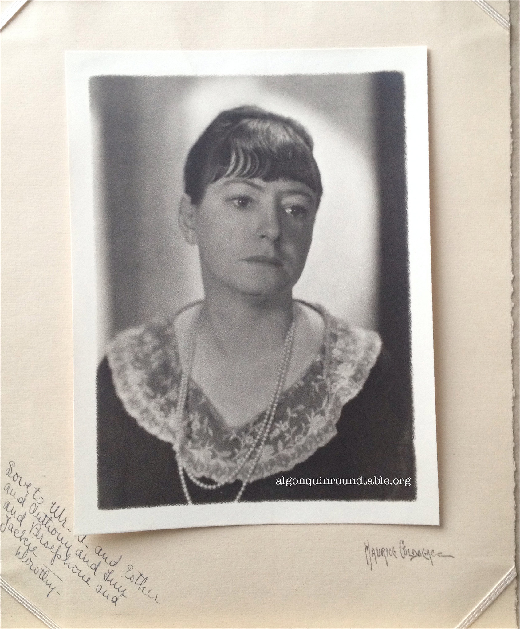 Dorothy Parker Autograph