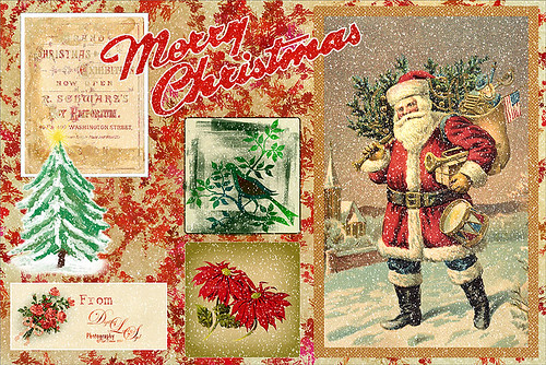 Christmas Card collage 