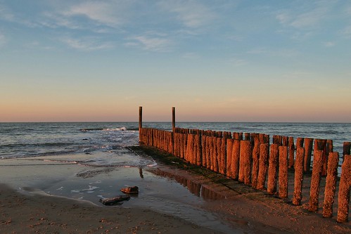 sunset sea holland beach netherlands strand sunrise noordzee olympus nordsee tides niederlande domburg oostkapelle epl5