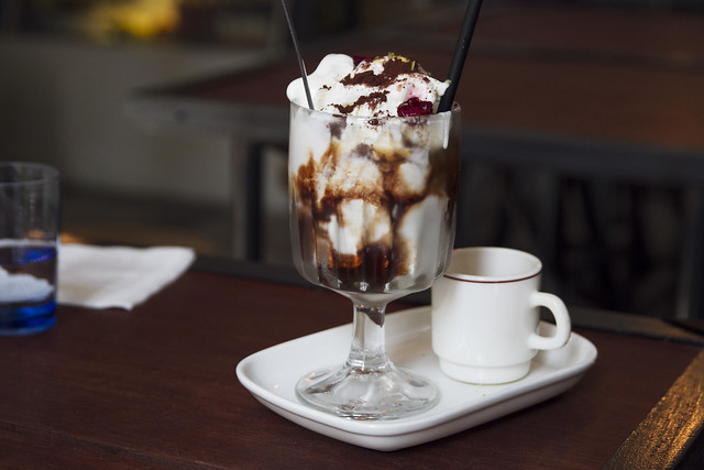 Ice cream with espresso