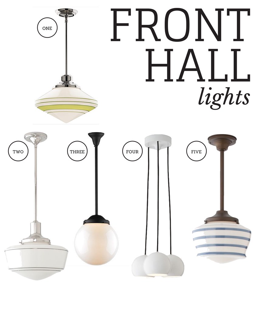 Front Hall Lights | Things I Made Today