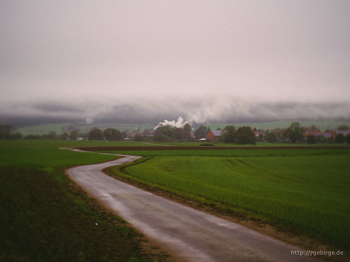 rain fog clouds landscape
