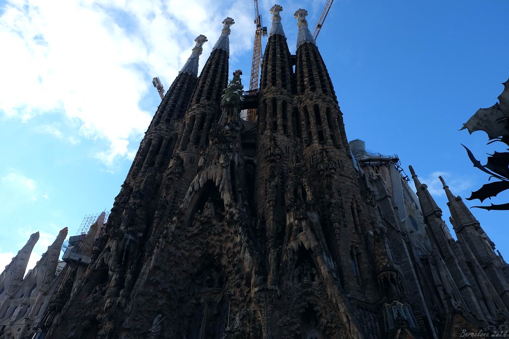 Barcelona day_2, Nativity Façade of Basílica i Temple Expiatori de la Sagrada Família