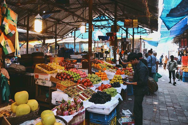 Mumbai Markets | A Brown Table