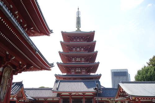 Asakusa_7 "浅草寺五重塔" の写真。