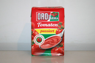 08 - Zutat Tomaten passiert / Ingredient strained tomatoes